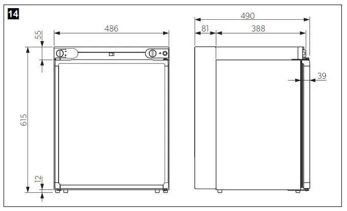 DOMETIC RF Series Absorber Refrigerator - Product Overview 14