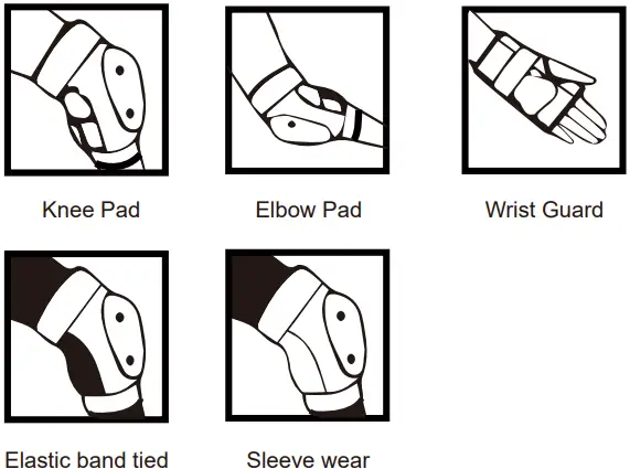 GYROOR Kids Protective Gear Set-fig5