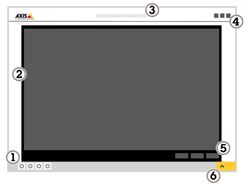 AXIS Q6315-LE PTZ Camera - Webpage overview