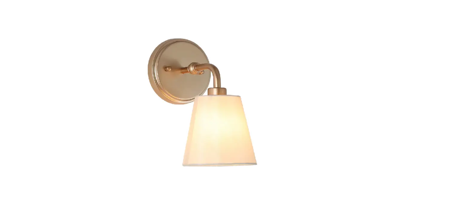 Uolfin 5069580 7.87-in W 1-light Depth Gold With White Fabric Vintage Wall Instruction Manual Uolfin 5069580 7.87-in W 1-light Depth Gold With White Fabric Vintage Wall Instruction Manual