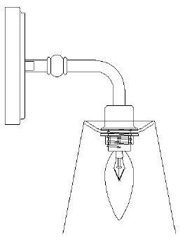 Uolfin-5069580-7-87-in-W-1-Light-Depth-Gold with-White-Fabric-Vintage-Wall-FIG-1