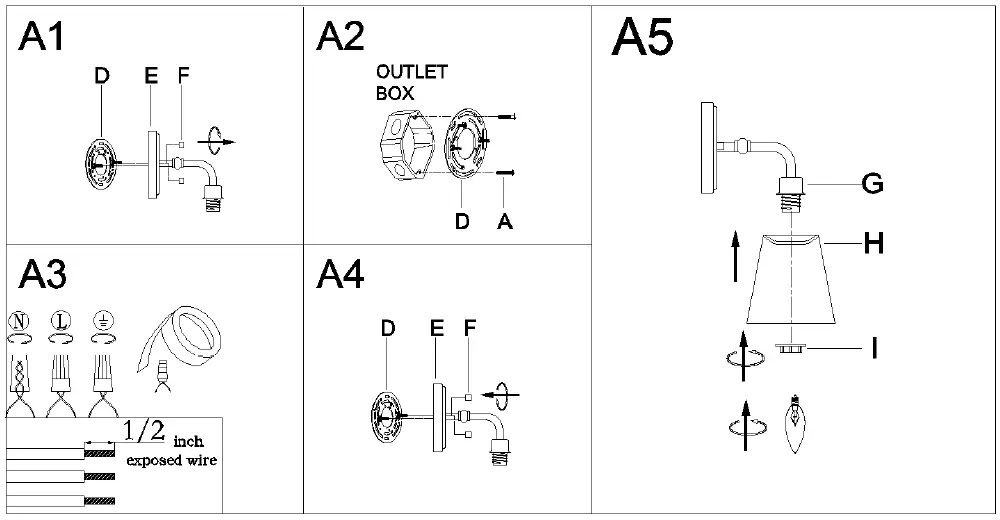 Uolfin-5069580-7-87-in-W-1-Light-Depth-Gold with-White-Fabric-Vintage-Wall-FIG-4