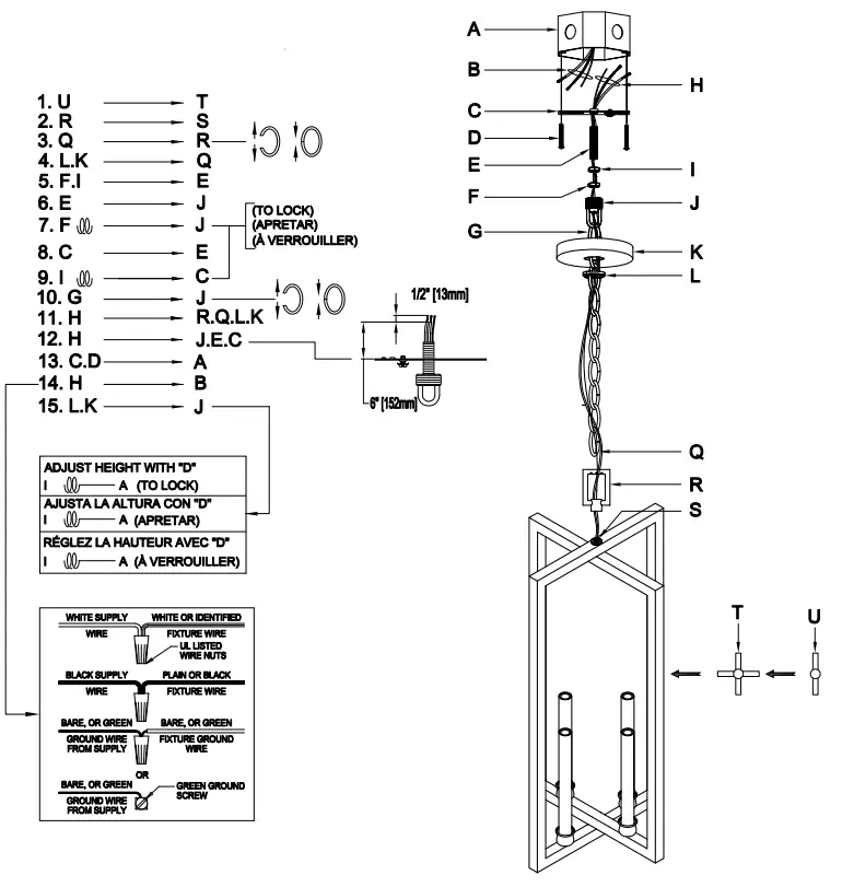 THE-HOME-DEPOT-YQ-2204-4H-Minimalist-Style-4-Light-Black-Standard-Pendant-Light-Wide-Range-FIG-1