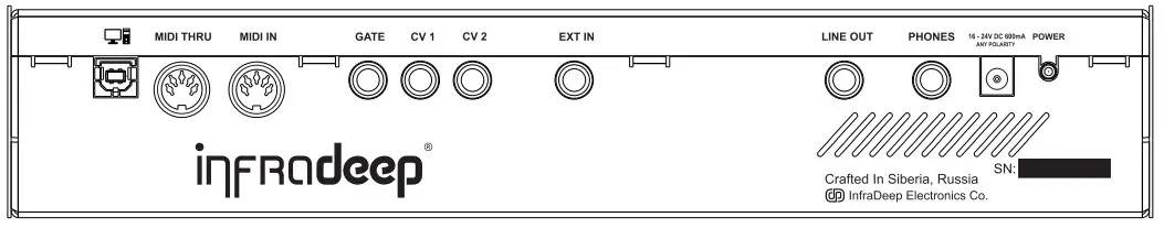 infradeep Analog Synthesizer PVX-800-3