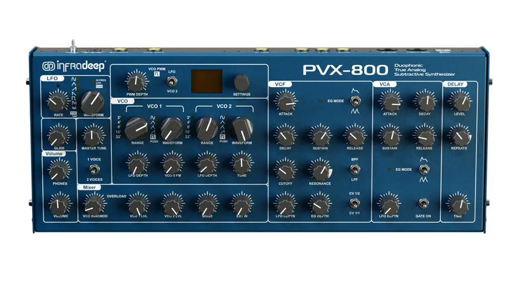 Infradeep Analog Synthesizer Pvx-800 User Manual