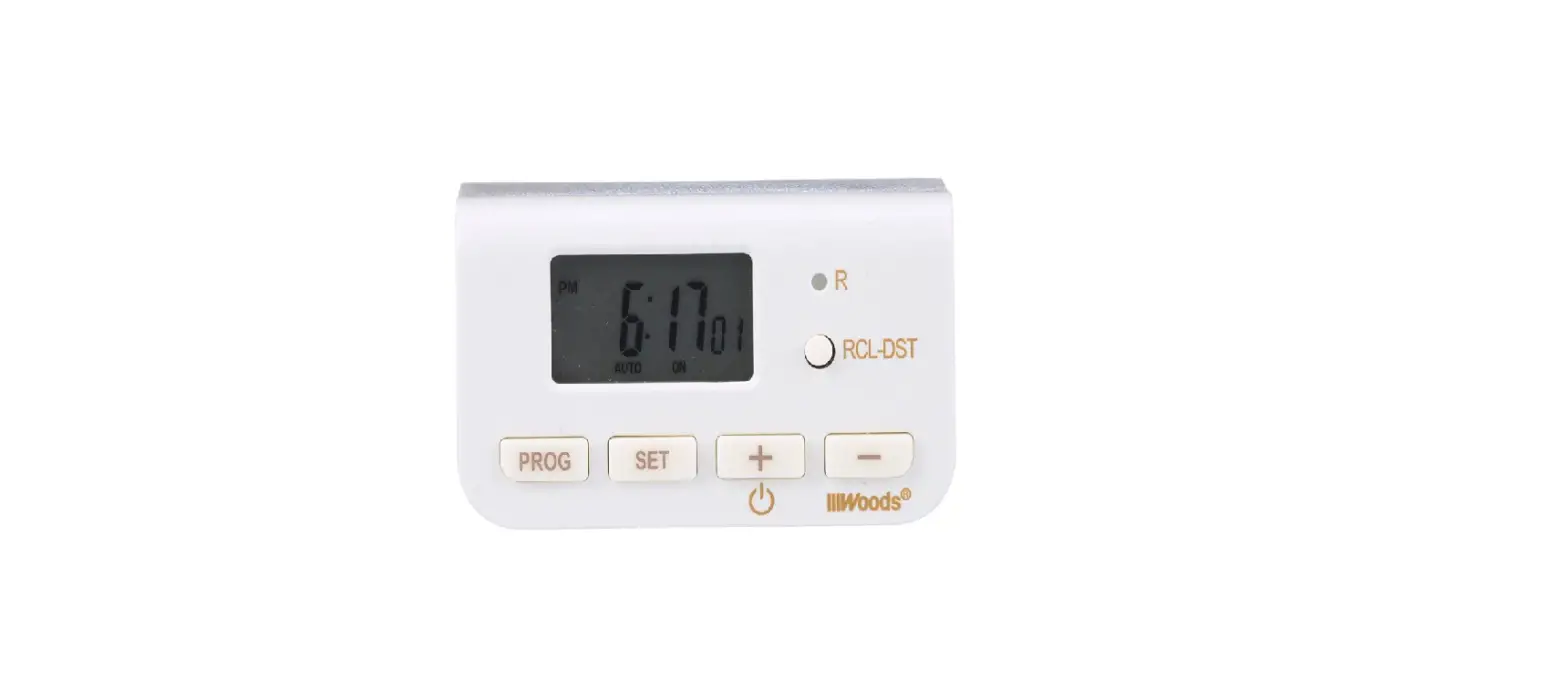 Woods 50007 Indoor 24-hour Digital Timer 2-c User Manual