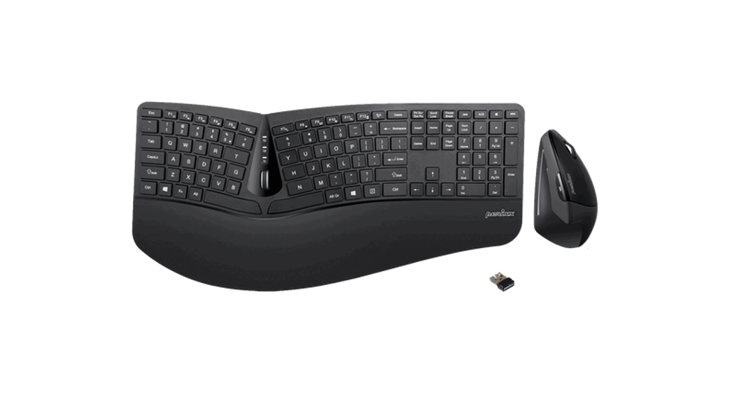 Perixx Periduo-605 Wireless Ergonomic Split Keyboard And Vertical Mouse User Manual