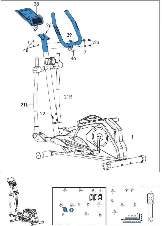 TUNTURI-Cardio-Fit-C30-Cross-Crosstrainer-FIG-13