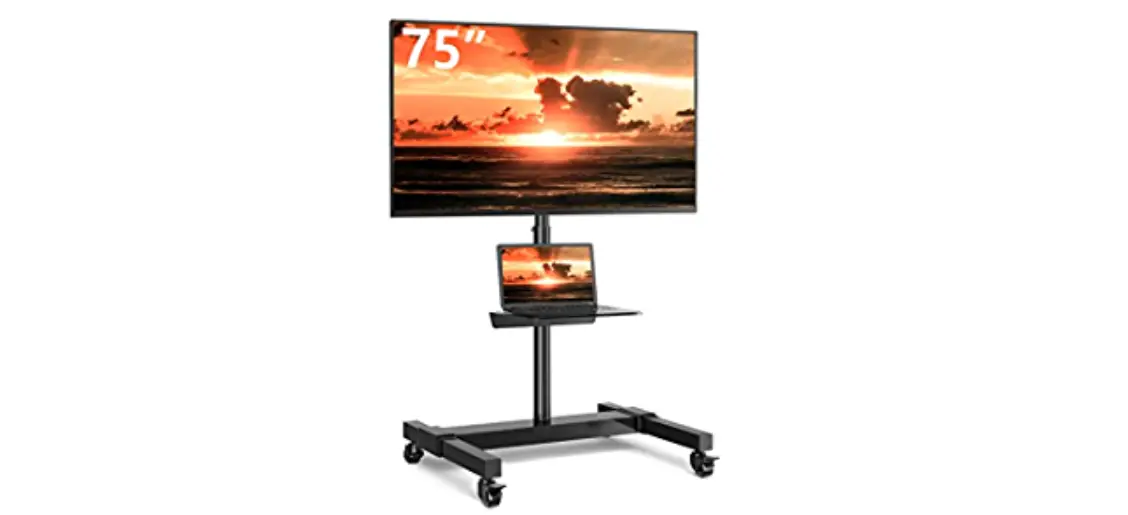 Dq 17-1182 Nitsa Mobile Tv Floor Stand Black Instructions