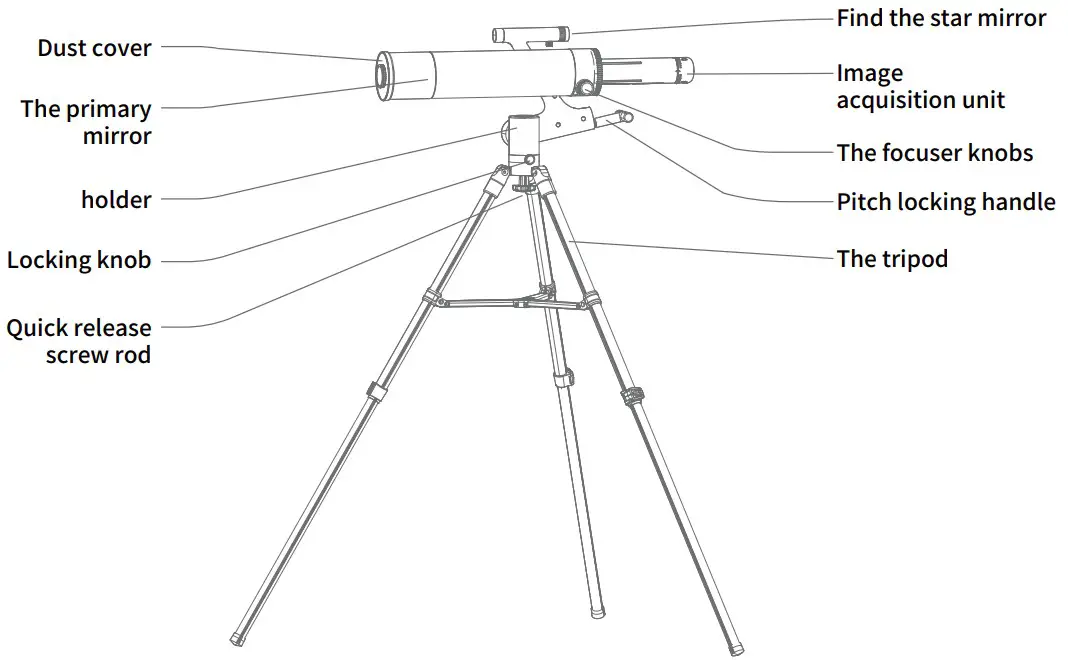 BeaverLAB DDL TW1 Intelligent Astronomical Telescope - FIGURE 1