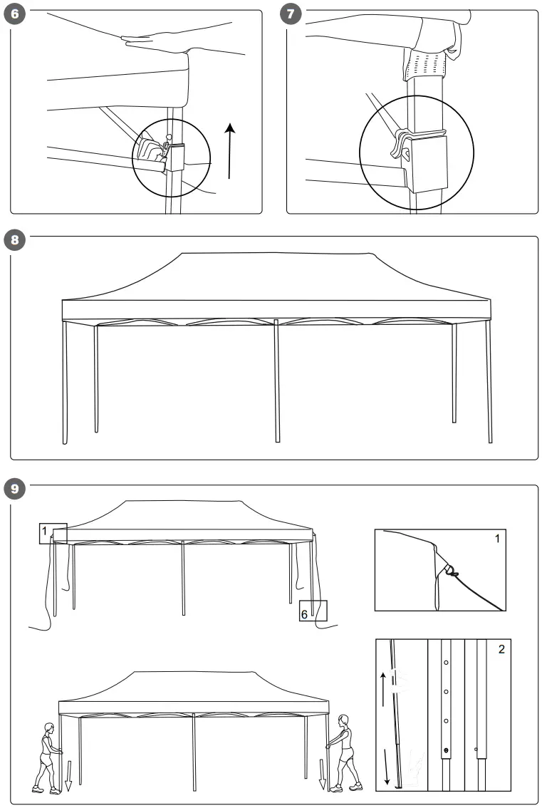 EKVIP 023298 Pop Up Tent - Figure 3
