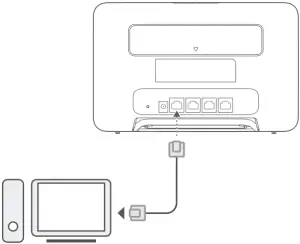 HUAWEI B535-232 - Connecting computer