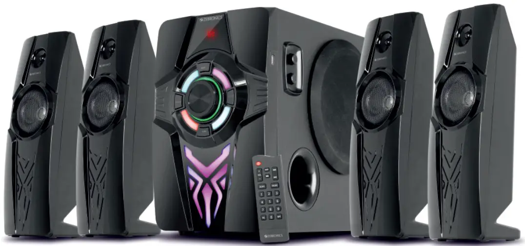 ZEBRONICS ZEB-TRIDENT 4.1 Multimedia Speaker