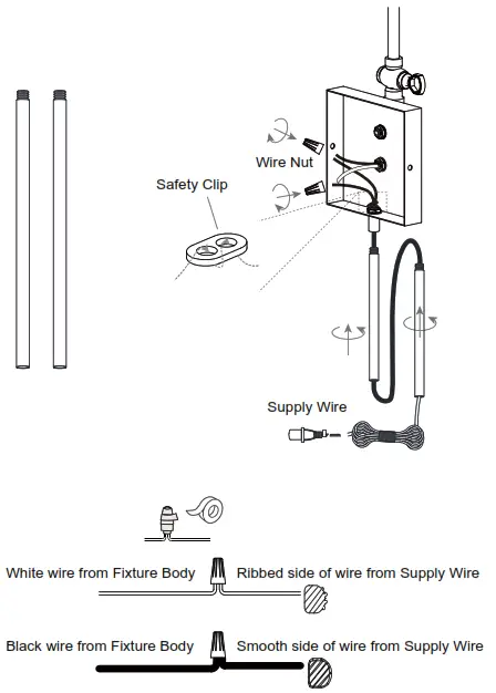 QUOIZEL QW16133MBK Wood 1 Light 8 inch Matte Black Wall Sconce Wall Light - Backplate1