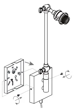 QUOIZEL QW16133MBK Wood 1 Light 8 inch Matte Black Wall Sconce Wall Light - Backplate2