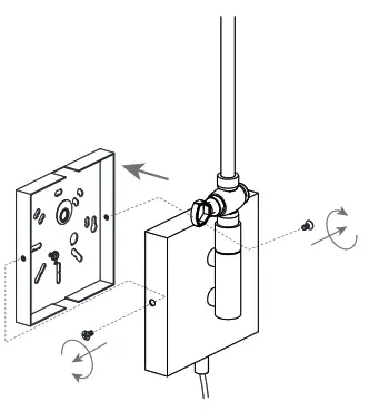 QUOIZEL QW16133MBK Wood 1 Light 8 inch Matte Black Wall Sconce Wall Light - Backplate3