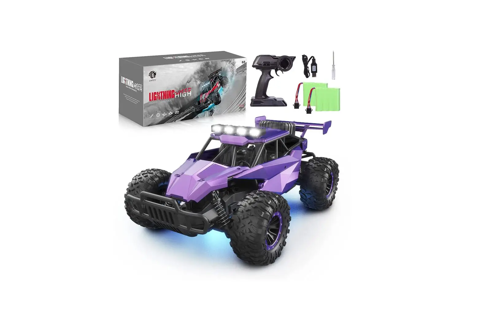 Larvey 2wd 1:16 Scale Purple Remote Control Car 20 Km/h User Manual