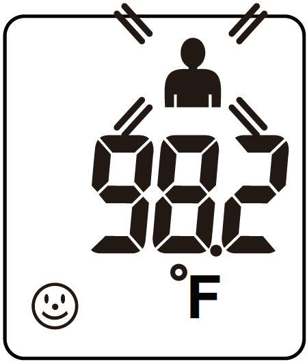 How to measure forehead temperature 1