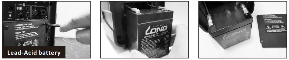 okayo GPA-650B Series UHF 40W Wireless Portable Bluetooth Sound System - Battery replacement