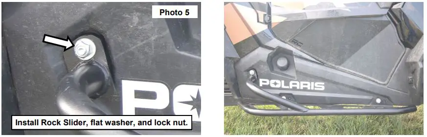 ROUGH COUNTRY 921931040 POLARIS 2014 22 RZR 2 Door Rock Slider-FIG5