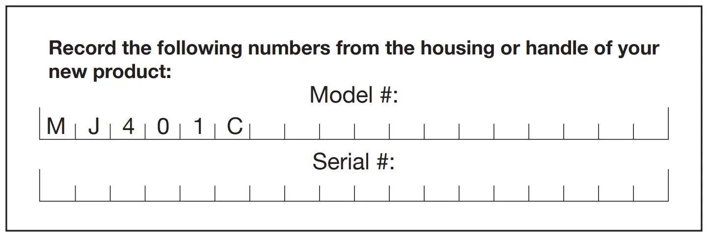 SUNJOE Cordless Lawn Mower MJ401C - Numbers
