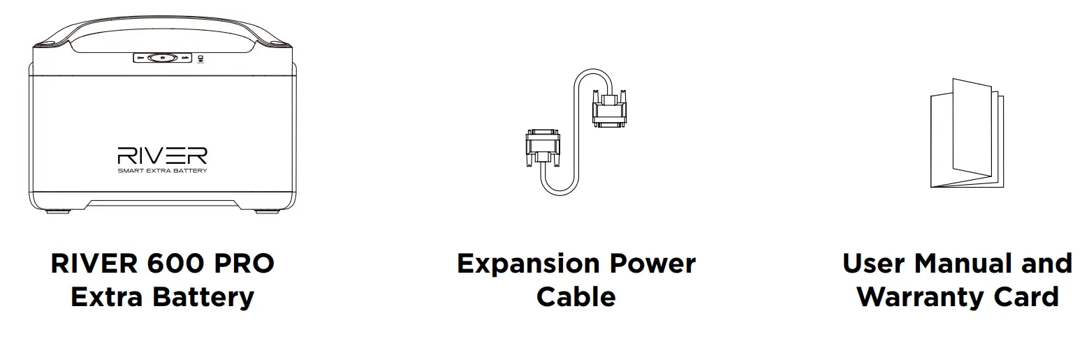 ECOFLOW EFRIVER600PRO-EB-UE River 600 Pro Extra Battery - BOX