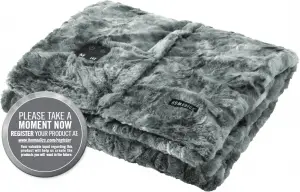 Homedics HCM-TRW210HSF Cordless Throw and Cape with Soothing Heat and Vibration Massage