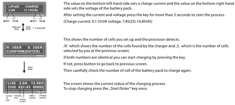 CARSON Expert Charger PRO 10A - CHARGING LITHIUM BATTERY