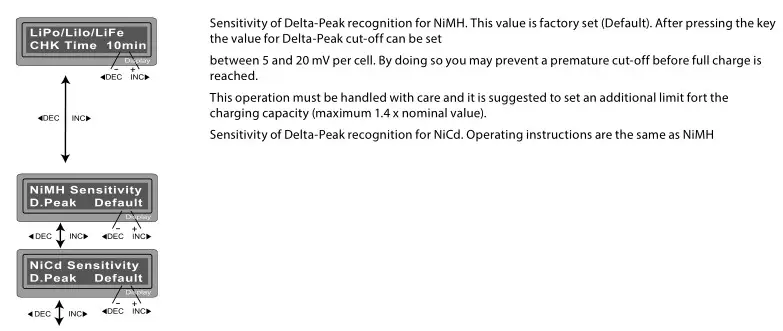 CARSON Expert Charger PRO 10A - MENU GUIDANCE OPERATION 1