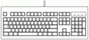 perixx PERIBOARD106 Wired Performance Full Size USB Keyboard