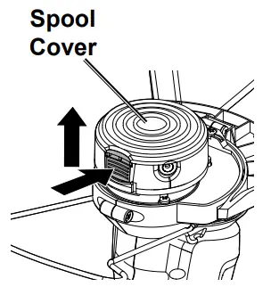 HARBOR FREIGHT 20115E-B Bauer Corded 5.5 Amp 15 Inch String Trimmer - Spoo COVERl