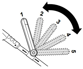HARBOR FREIGHT 20115E-B Bauer Corded 5.5 Amp 15 Inch String Trimmer - adjust