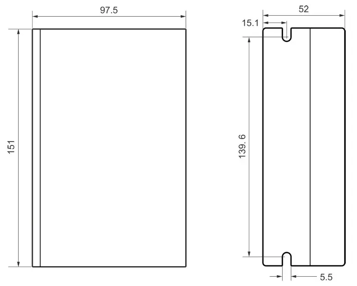 RTELLIGENT R86 Digital Stepper Driver- dimensions
