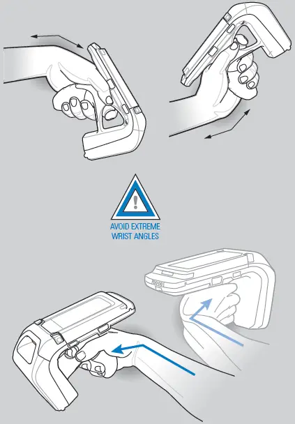 AVOID EXTREME WRIST ANGLES