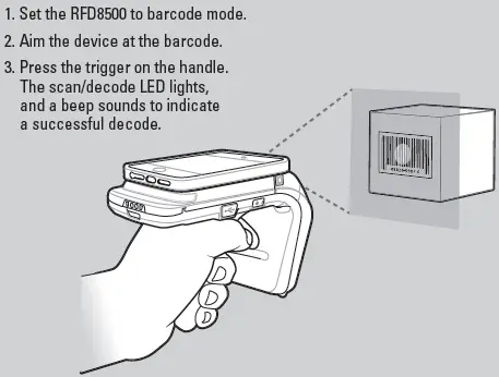 Scanning with the RFD8500