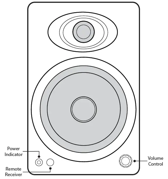 A5+ Wireless (left) speaker front