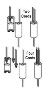 Select Blinds 1 3 8 Inch Blinds Wood - Cord Stop