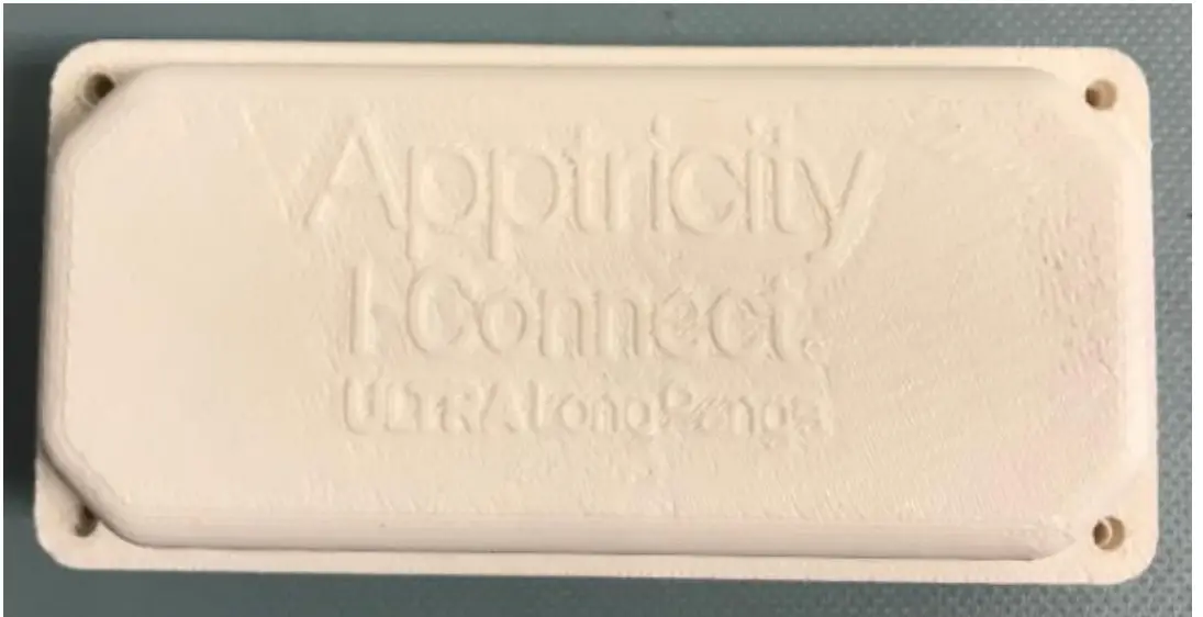 Apptricity 550 145 100 Ultra Long Range Bluetooth Tag - case bottom