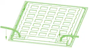 a close up of a device