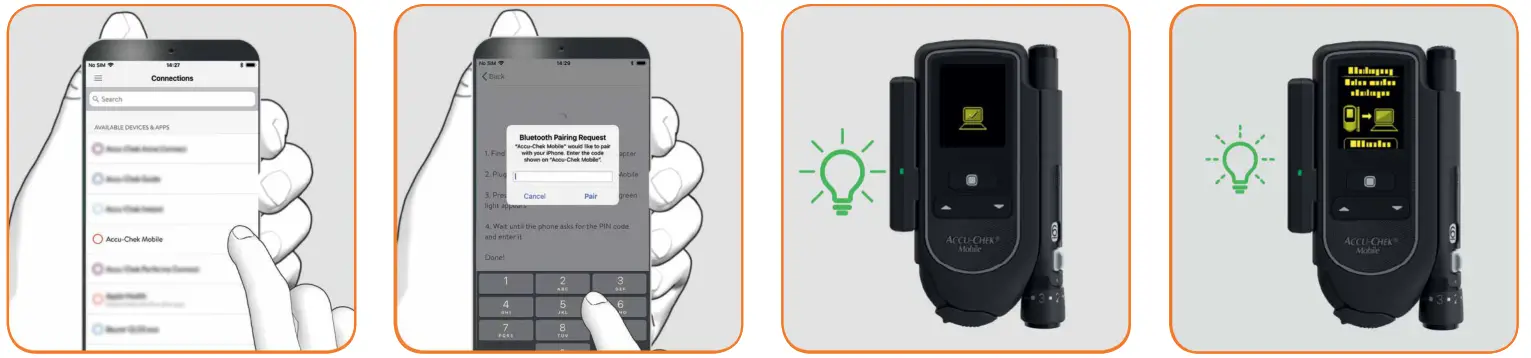 ACCU CHEK 3594512 Mobile Blood Glucose Monitoring System - mySugr app