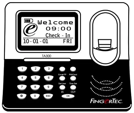 FINGeRTEC TA300 Desktop Time and Attendance Fingerprint Terminal- Cover