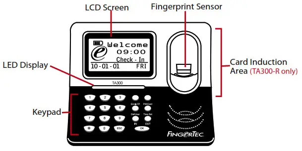 FINGeRTEC TA300 Desktop Time and Attendance Fingerprint Terminal- Overview