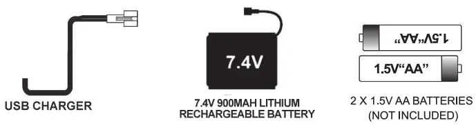 CONRAD 989-383 Radio Control Vehicle - POWER SUPPLY SOCKET