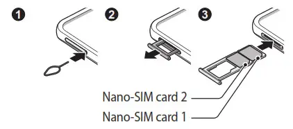 SAMSUNG SM-A226B Smartphone- SIM card