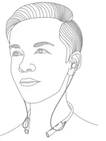 1MORE E1004BA Dual Driver Bluetooth ANC In-Ear Headphones - placement