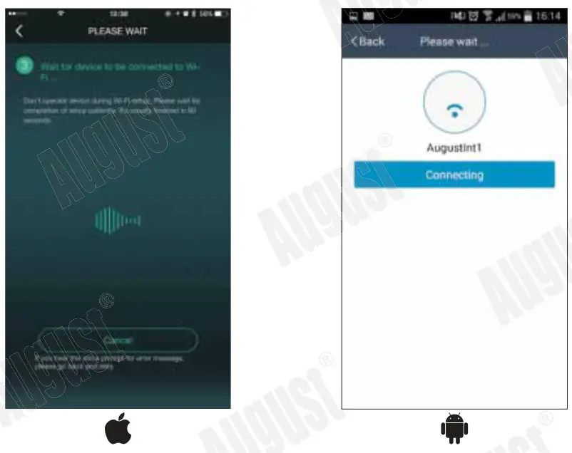 August WR320B WiFi Wireless Multiroom Receiver - Network Connection 4