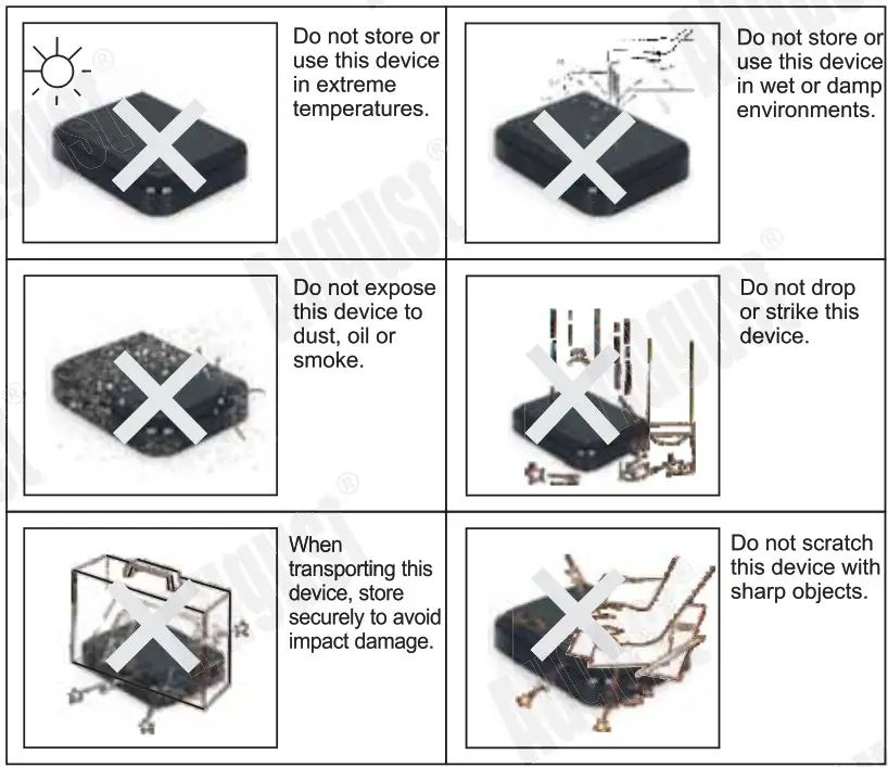 August WR320B WiFi Wireless Multiroom Receiver - Safety Instructions