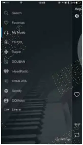 August WR320B WiFi Wireless Multiroom Receiver - Third Party Music Providers 1