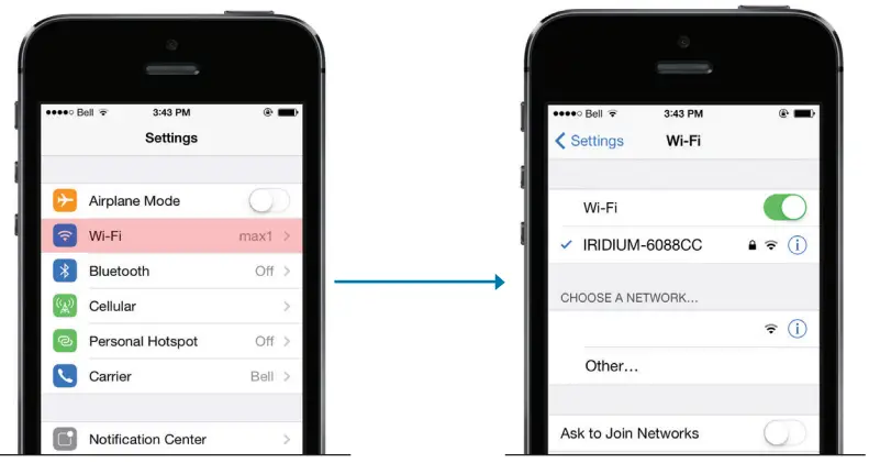 iridium Global Online Smart Phone Access - smartphone