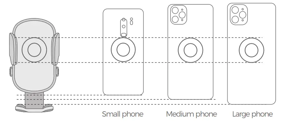 MPOW CA148 Auto Lock Wireless Car Charger Mount - fig 10